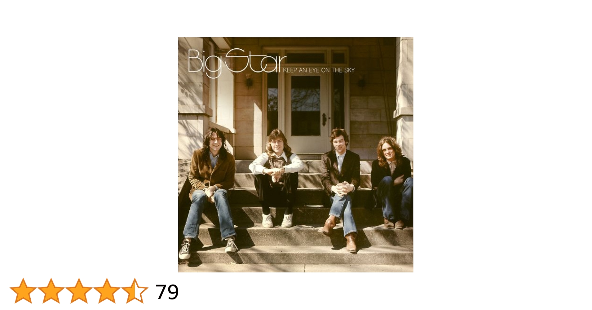 洋楽 Big Star KEEP AN EYE ON THE SKY 4CD BOX Big Star – Keep An Eye On The Sky – Box Set (Compilation